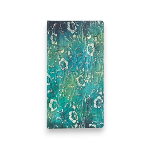 Picture of PAPERBLANKS SLIM LINED KATAGAMI FLORALS KURO NOTEBOOK